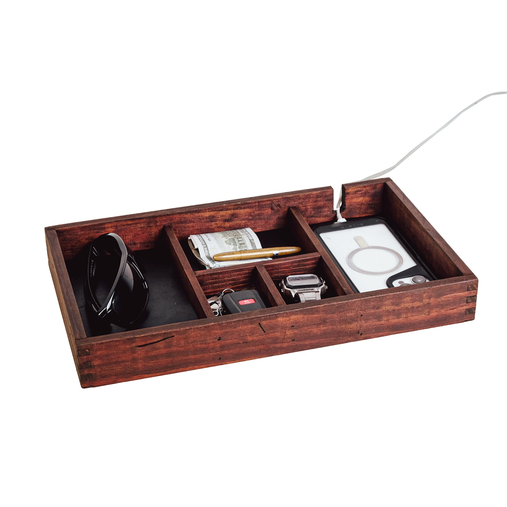 NightStand/Desk Organizer with Charging Station - Deferichs