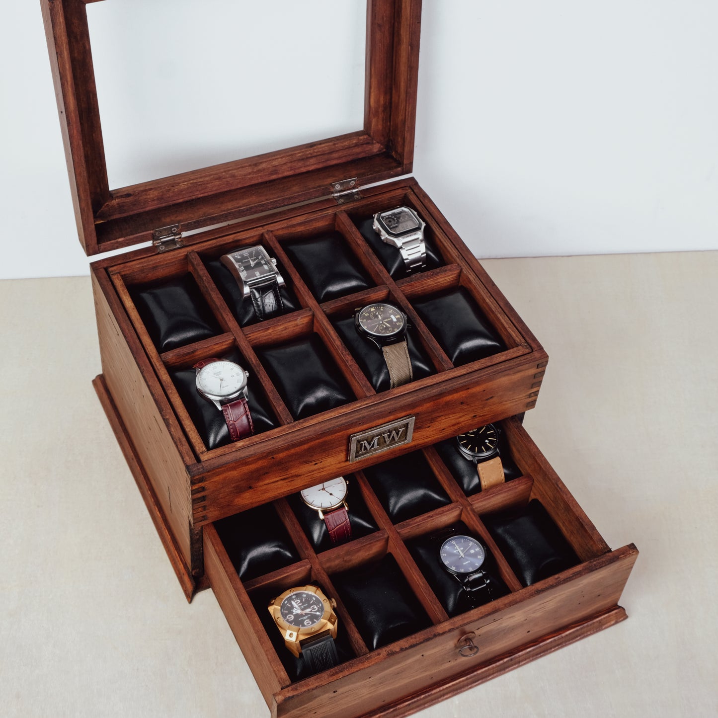 Watch Box For 16 Watches with Drawer - Deferichs