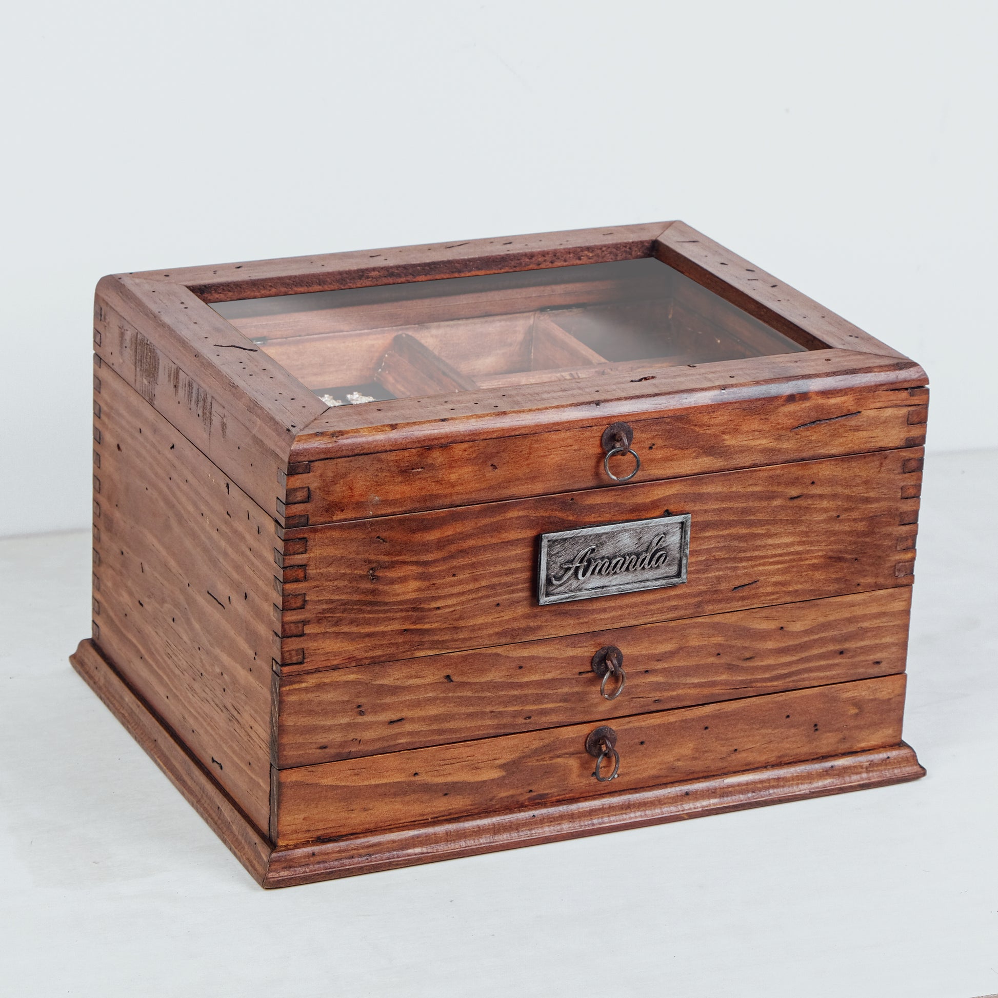 Women's Jewelry Box Organizer with Two Drawers - Deferichs