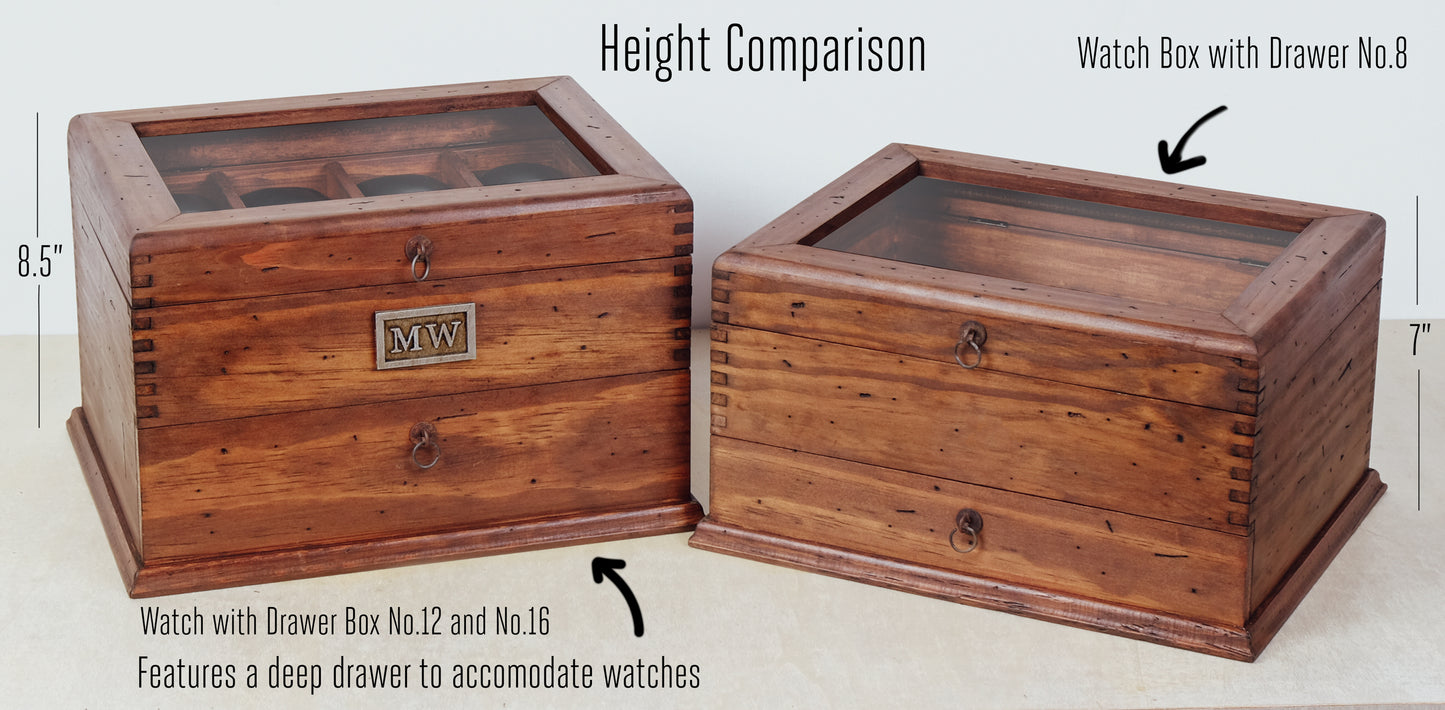 Watch Box For 16 Watches with Drawer - Deferichs