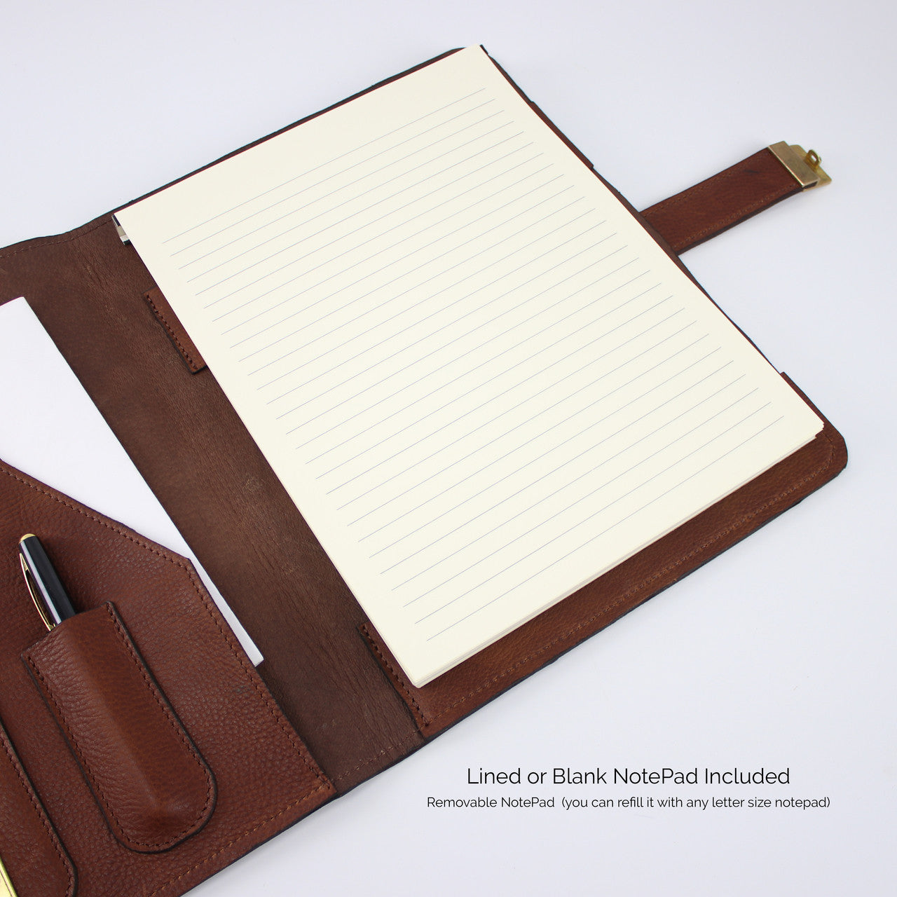 Leather Portfolio with Lock - Deferichs