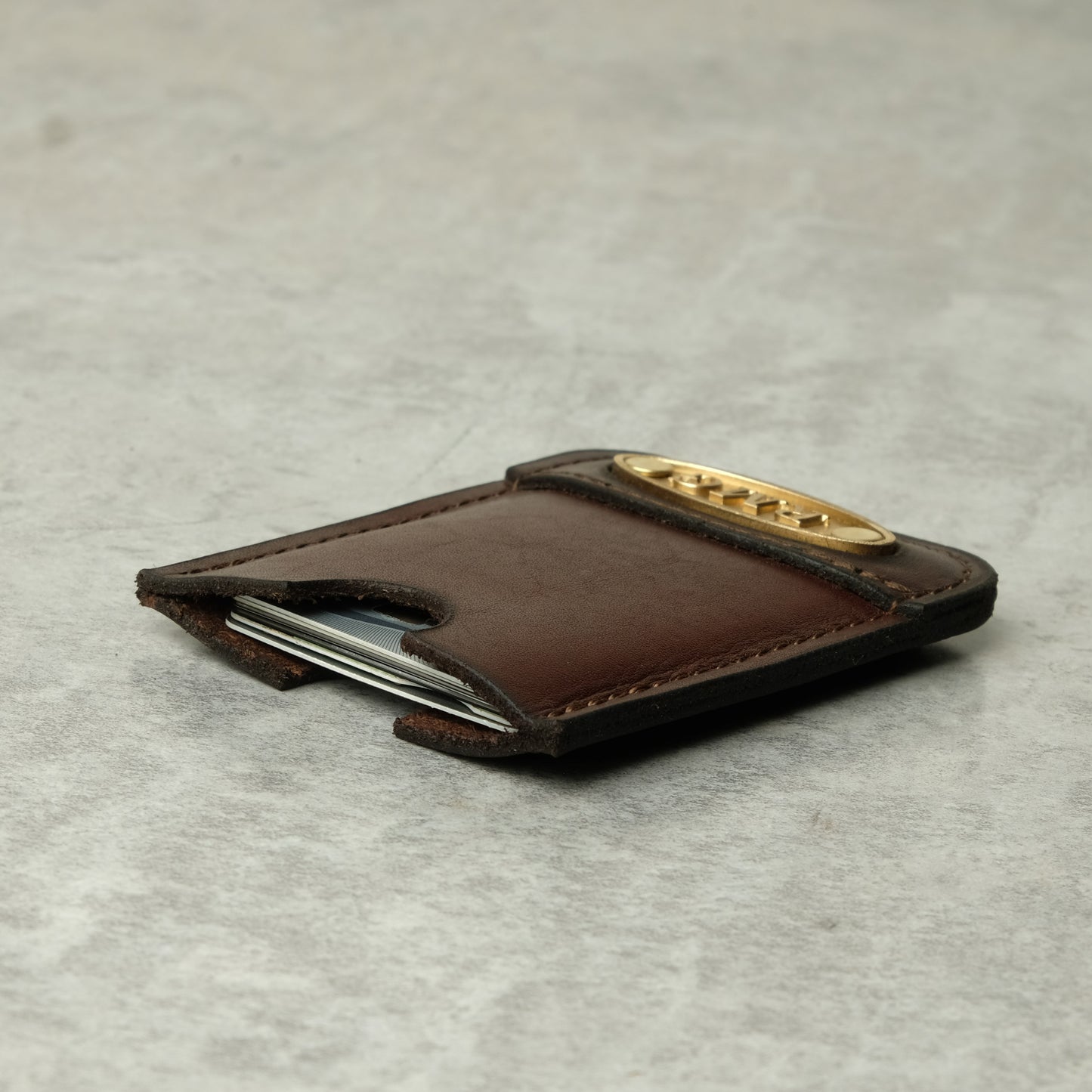Personalized Leather Wallet | Slim Card Case