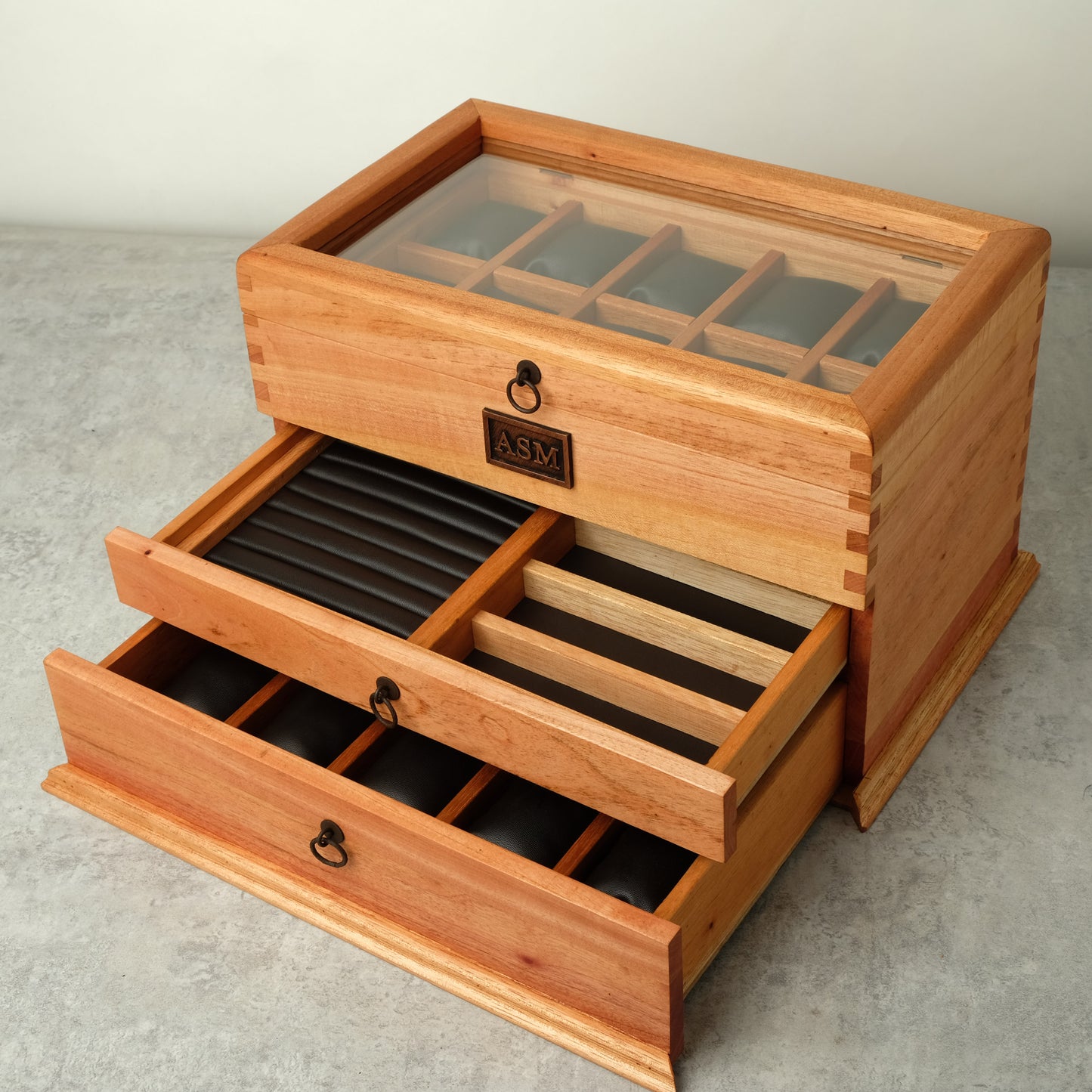 Large Cedar Watch Box for 20 Watches