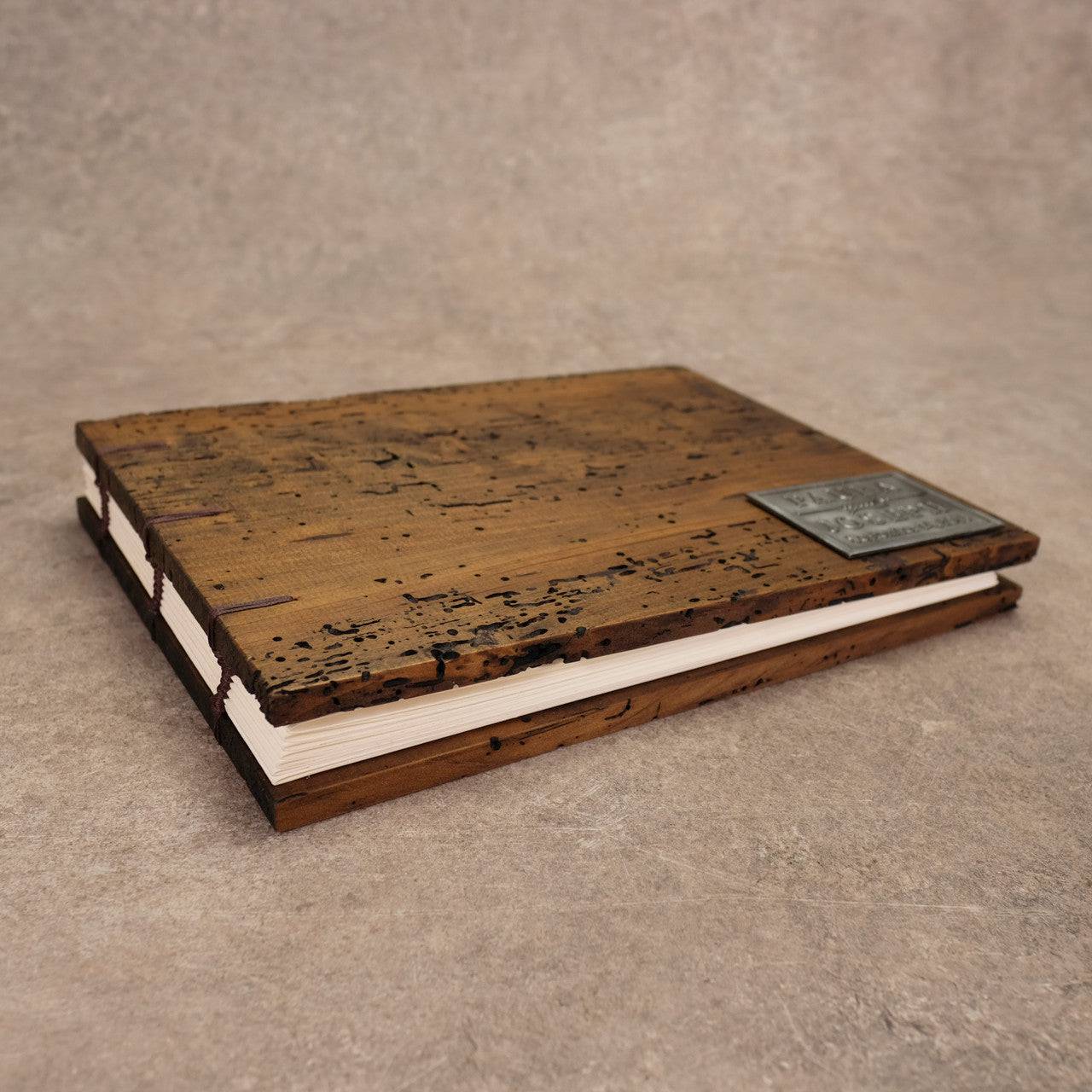 Original Rustic Wedding Guestbook - Coptic Binding - Deferichs