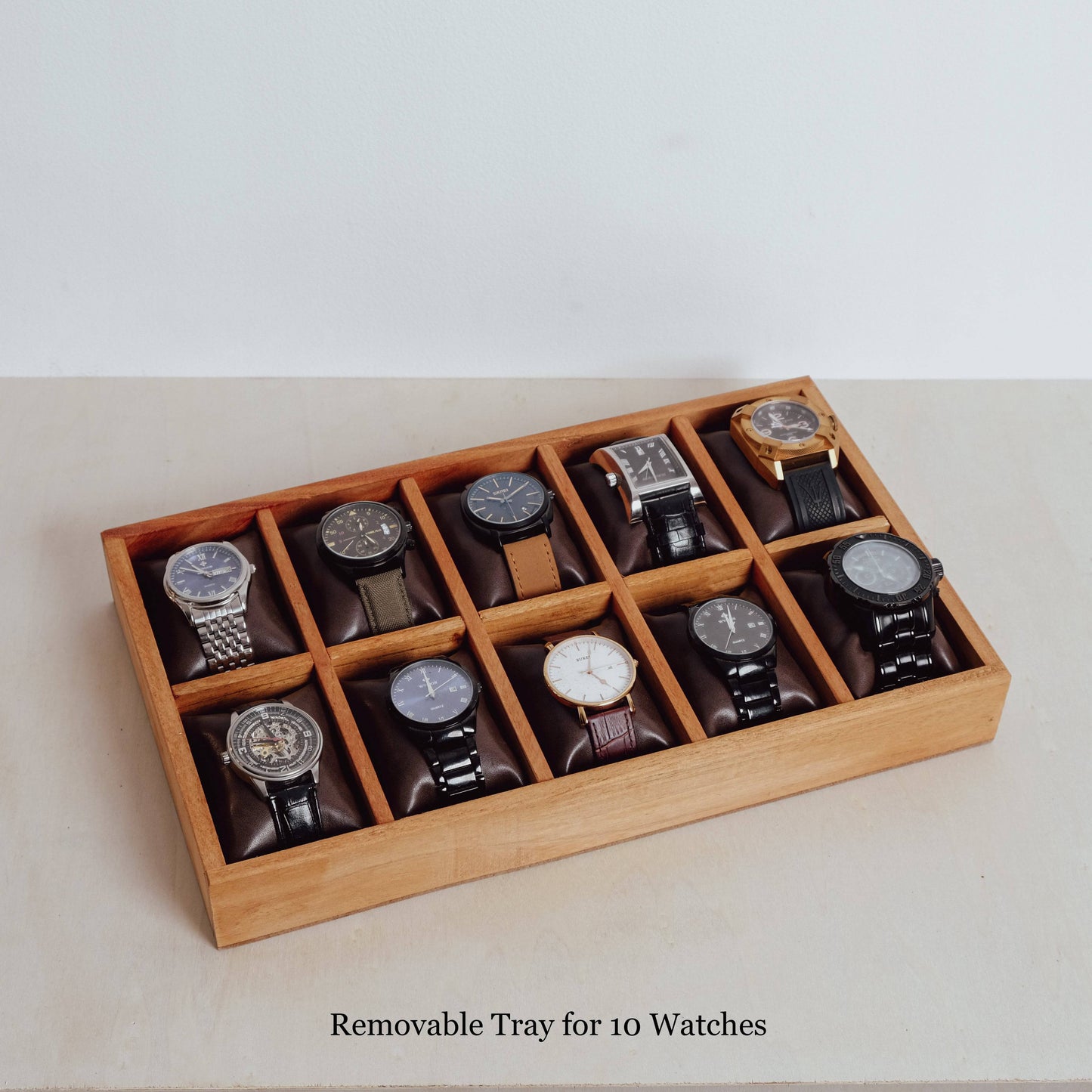Watch Box N.10 wtih Secret Compartment Cedar Wood. - Deferichs