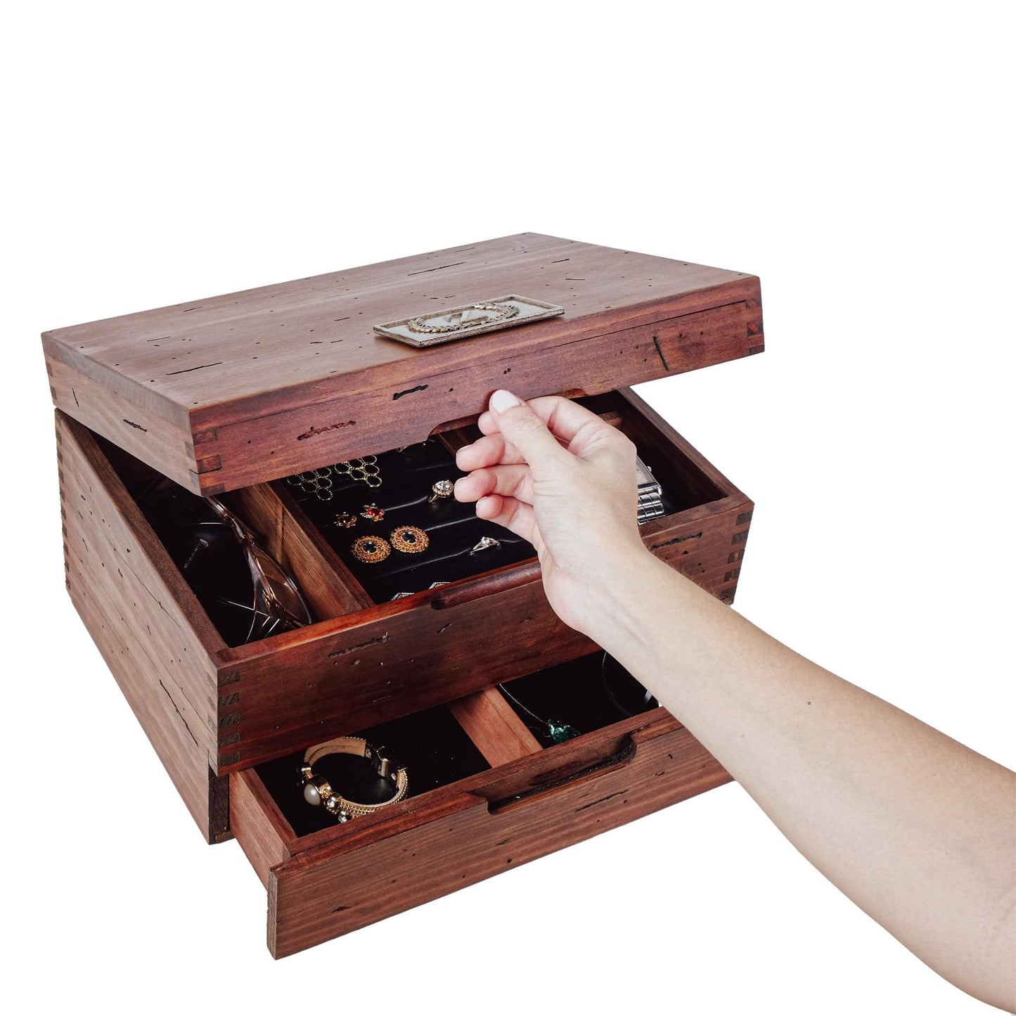 Women's Jewelry Box with Drawer - Deferichs