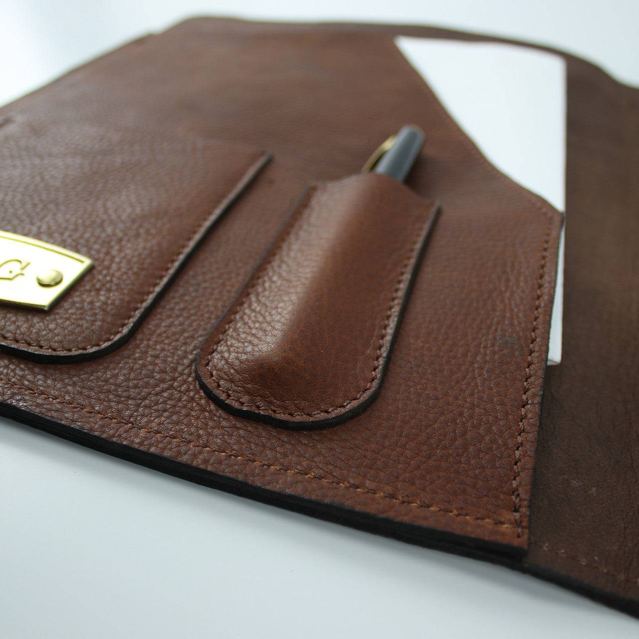 Leather Portfolio with Lock - Deferichs