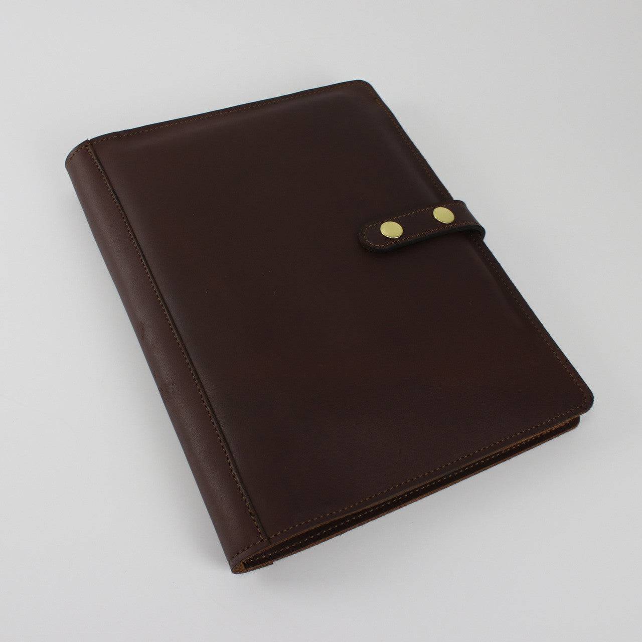 Leather Portfolio with Zipper Pocket - Deferichs