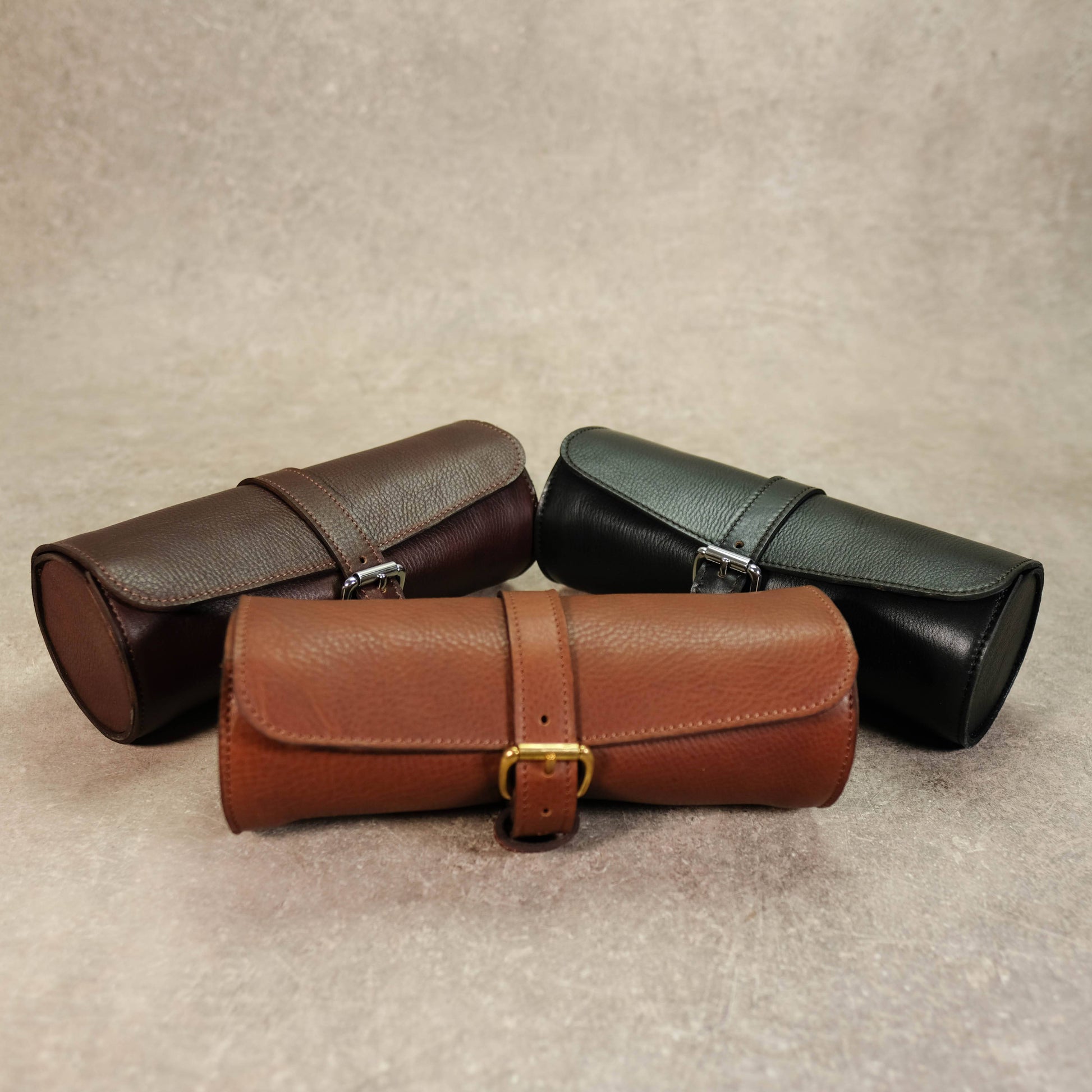 Leather Watch Roll for 4 Watches - Deferichs