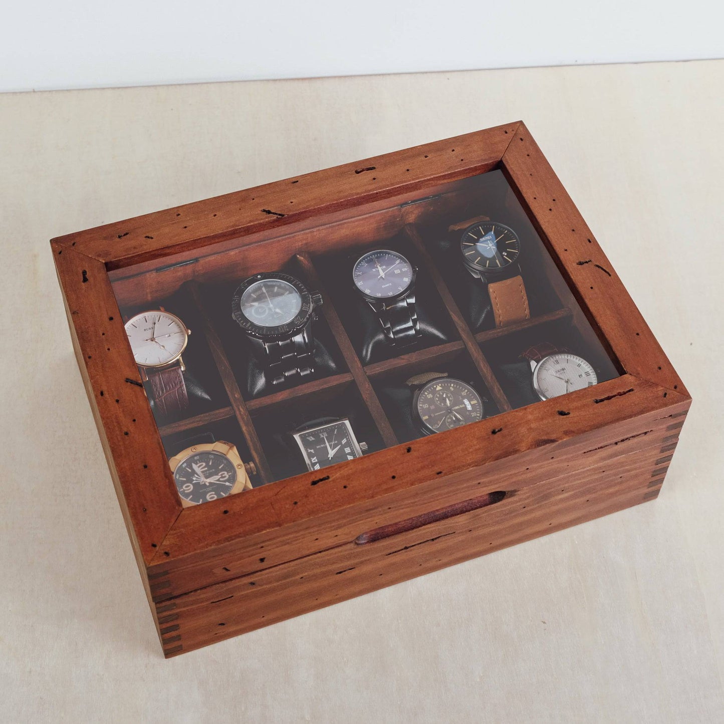 Watch Box for 8 Watches - Customizable - Deferichs