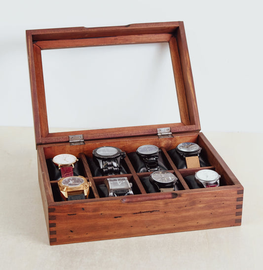 Watch Box for 8 Watches - Customizable - Deferichs