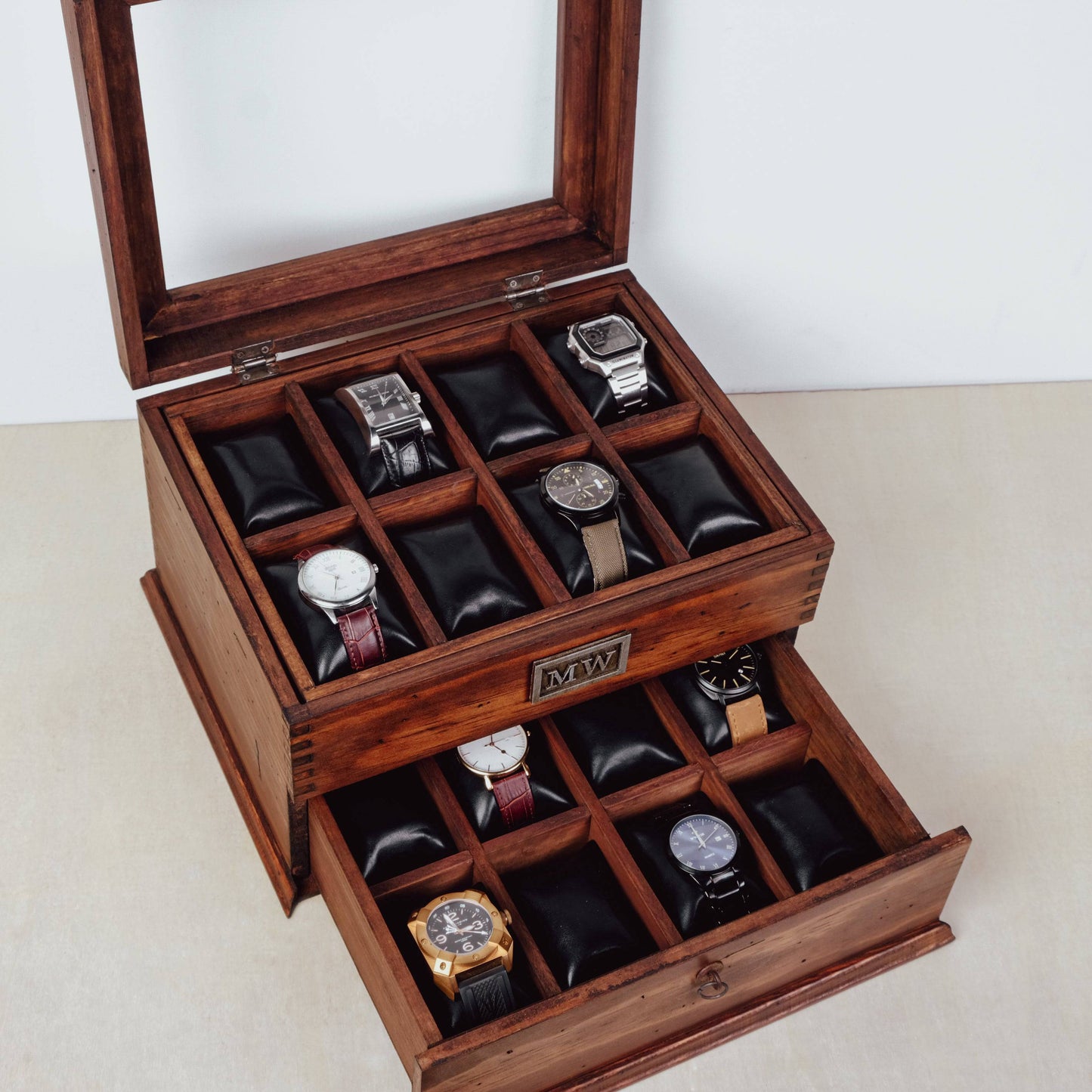 Watch Box For 16 Watches with Drawer - Deferichs