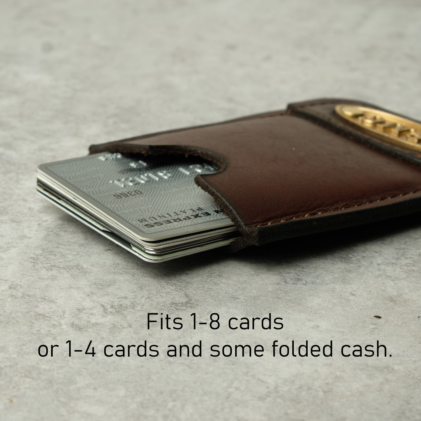 Personalized Leather Wallet | Slim Card Case