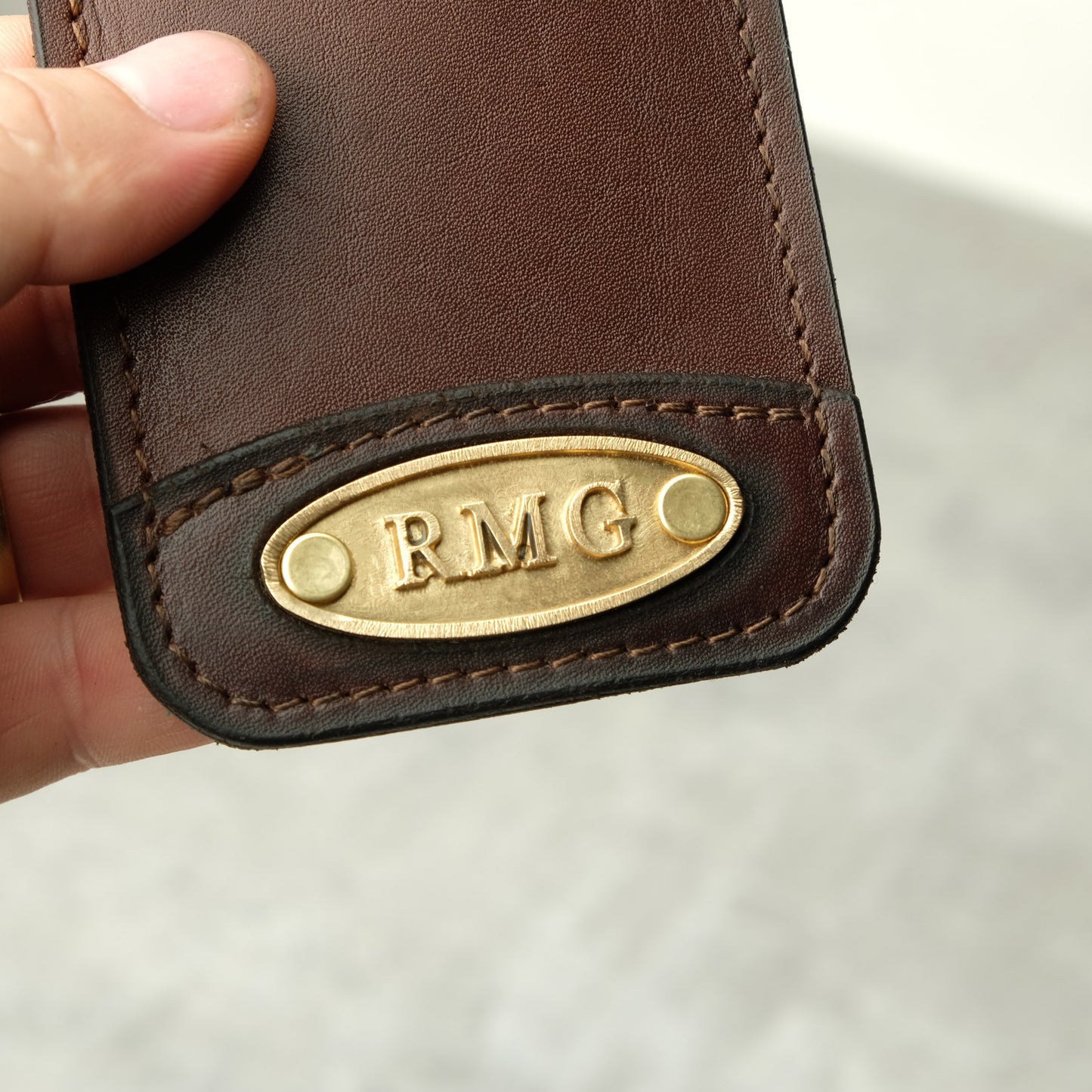Personalized Leather Wallet | Slim Card Case