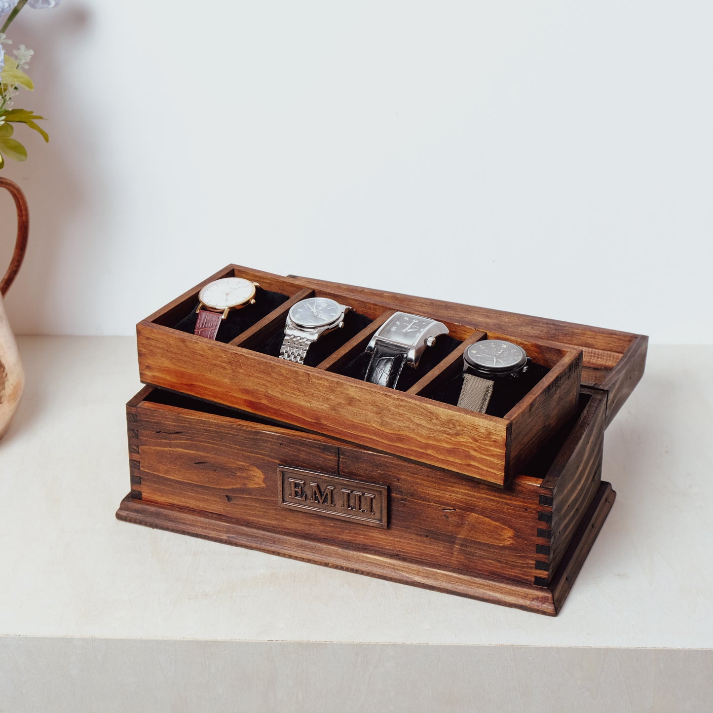 Watch Box with secret compartment No.4 - Deferichs