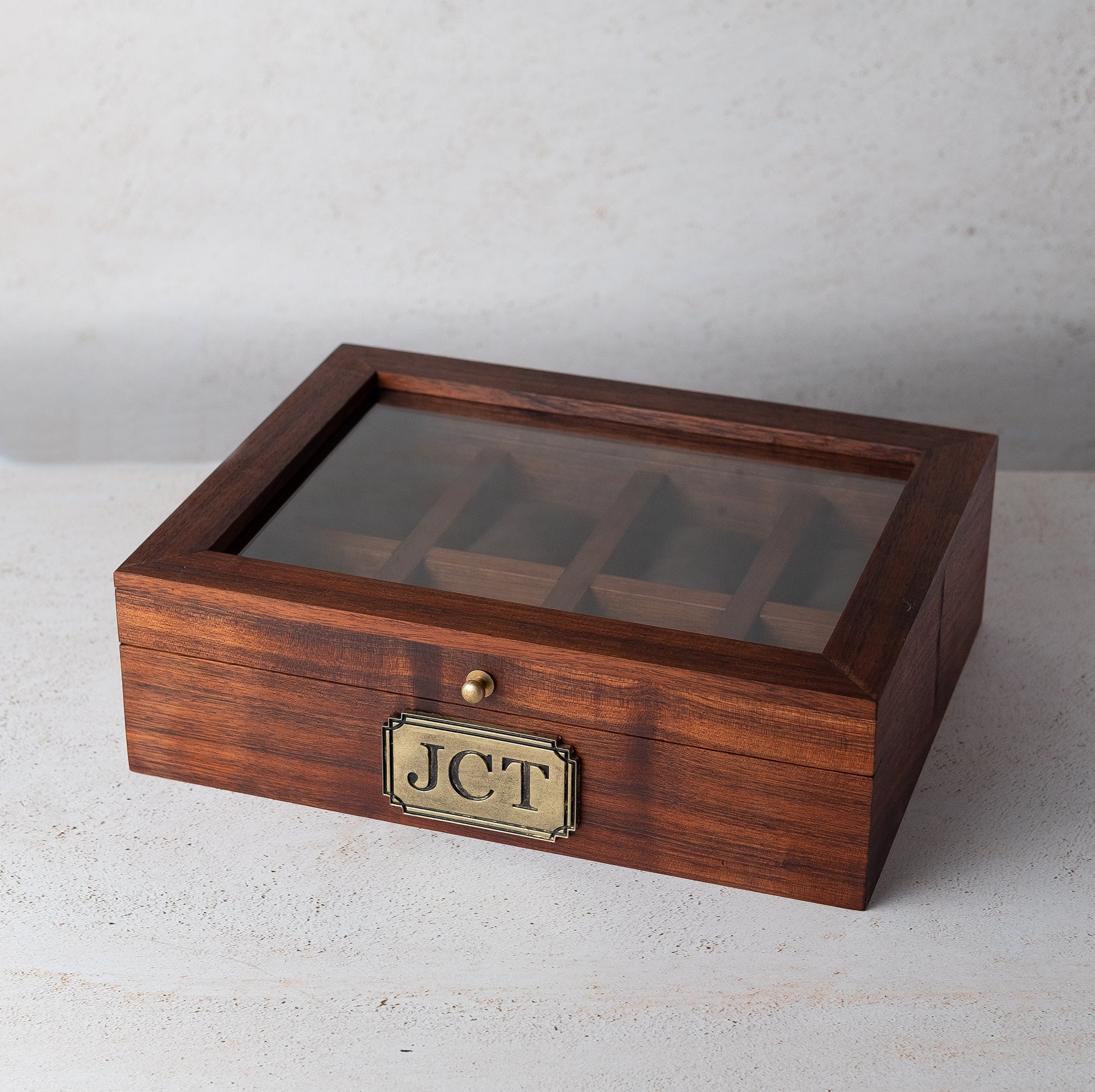 Watch Box Organizer for 8 Watches Premium Modern Hardwood. - Deferichs