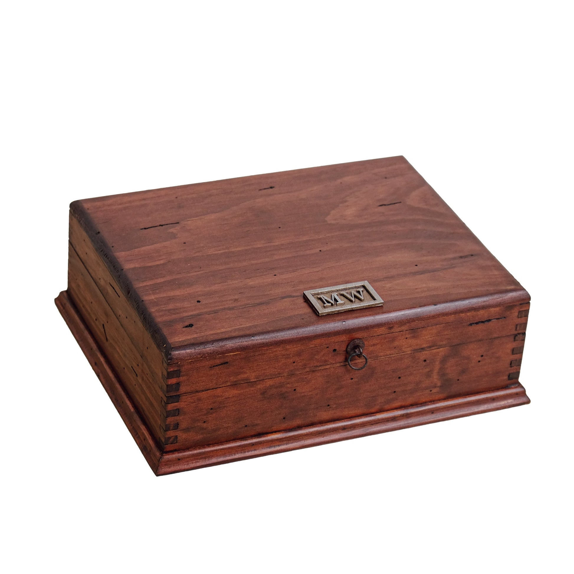 Rustic Watch Box for 8 Watches - Slim Design - Removable Tray - Deferichs