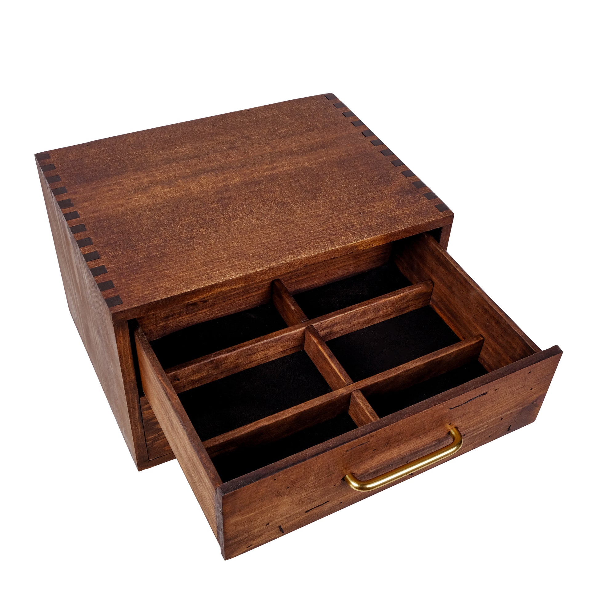 Women's Jewelry Box Organizer made with solid wood.