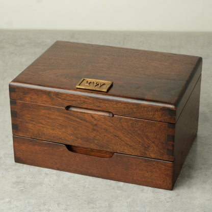 Watch Box made from Hardwood Tzalam for 8 Watches