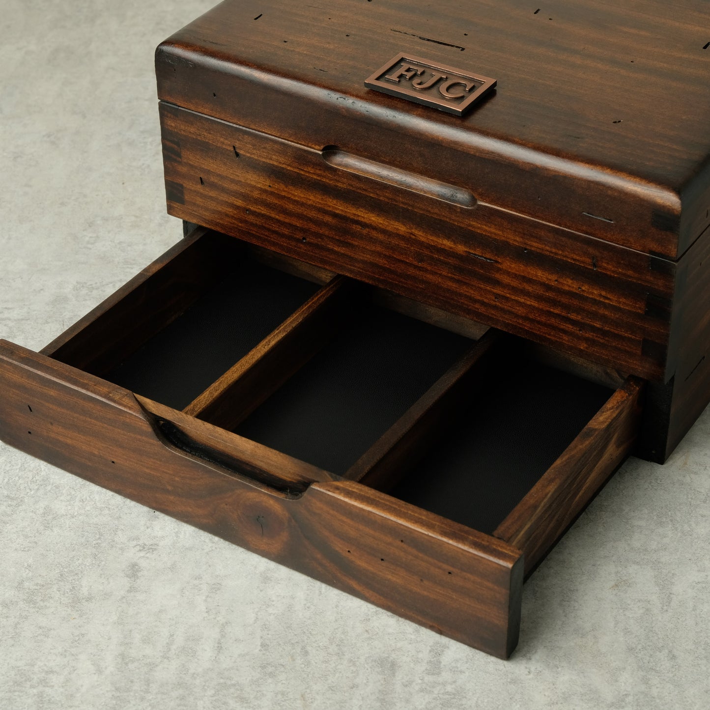 Men's Watch Box Storage Box for 8 Watches with Drawer