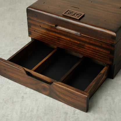 Men's Watch Box Storage Box for 8 Watches with Drawer