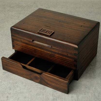 Men's Watch Box Storage Box for 8 Watches with Drawer