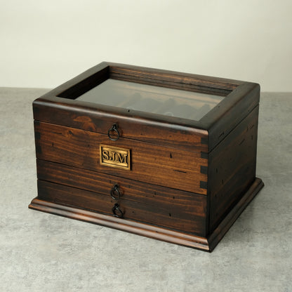 Watch Box with Double Drawer N.8
