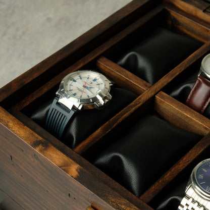 Watch Box with Double Drawer N.8