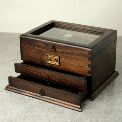 Watch Box with Double Drawer N.8