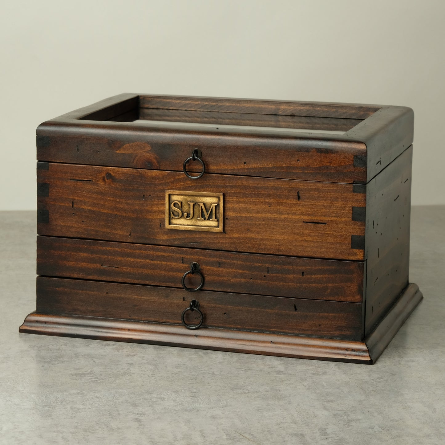 Watch Box with Double Drawer N.8