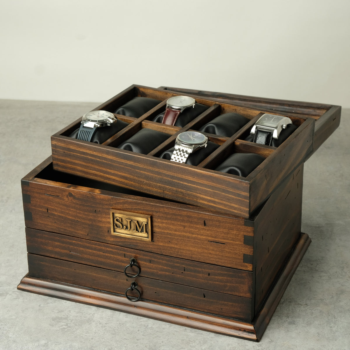 Watch Box with Double Drawer N.8 - Deferichs