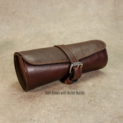 Leather Watch Roll for 4 Watches - Deferichs
