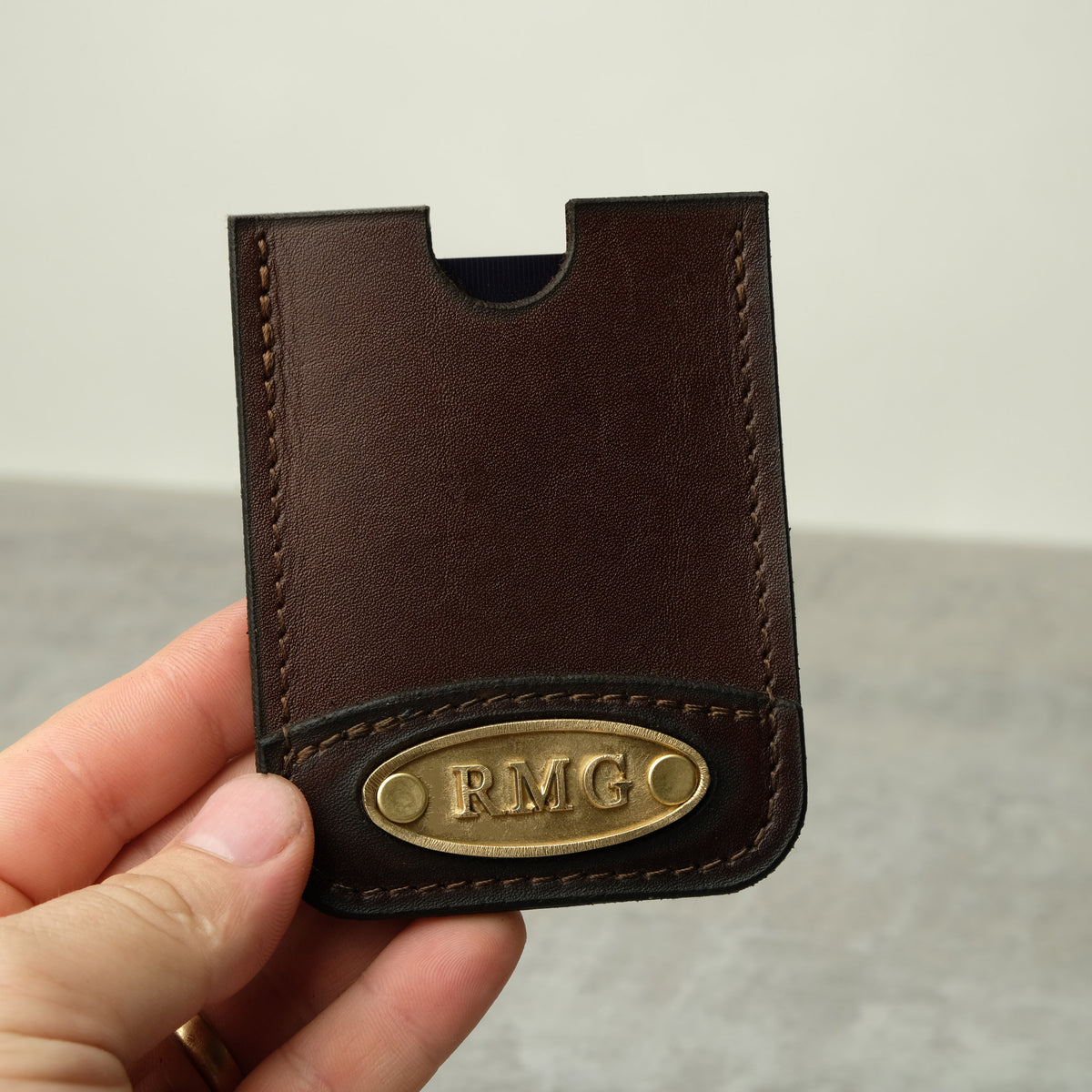 Personalized Leather Wallet | Slim Card Case - Deferichs