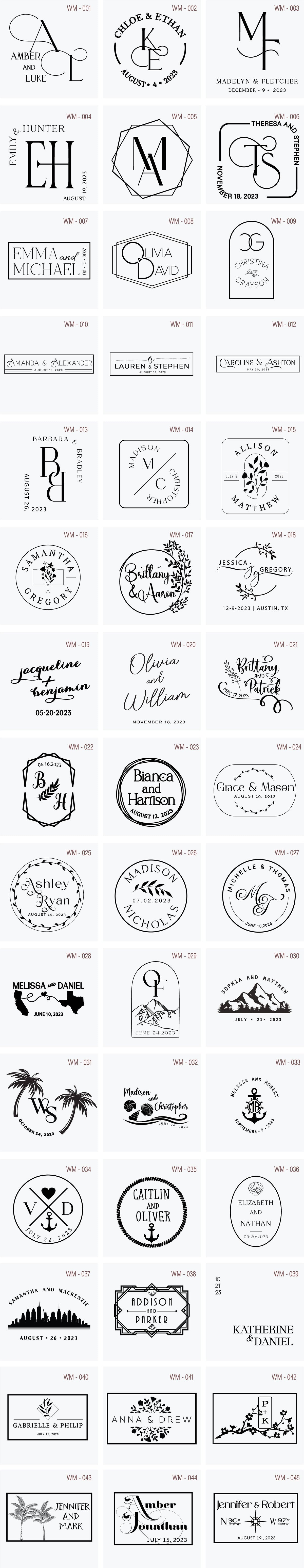 Wedding Guest Book Vertical - Deferichs