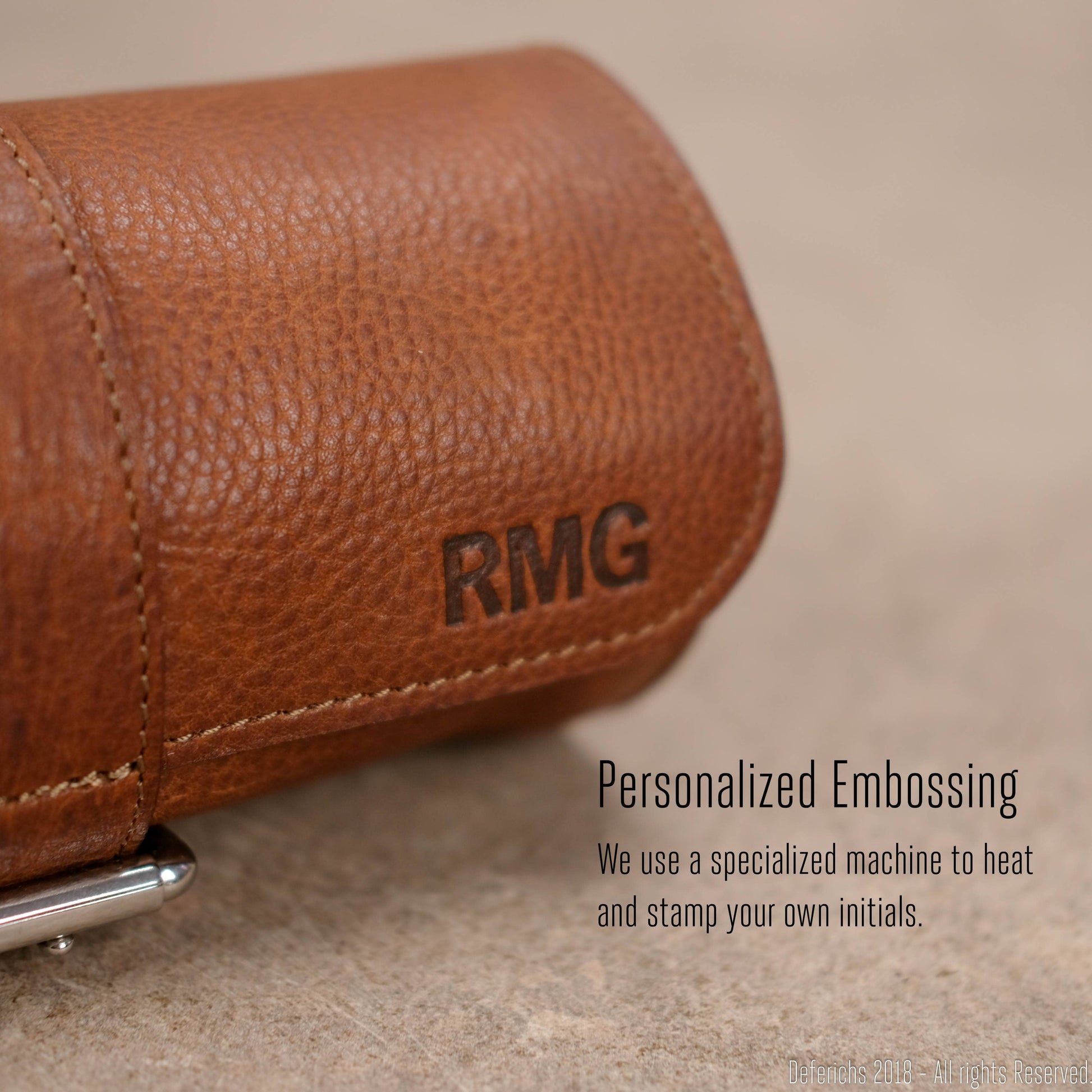 Leather Watch Case Roll for Travel. - Deferichs