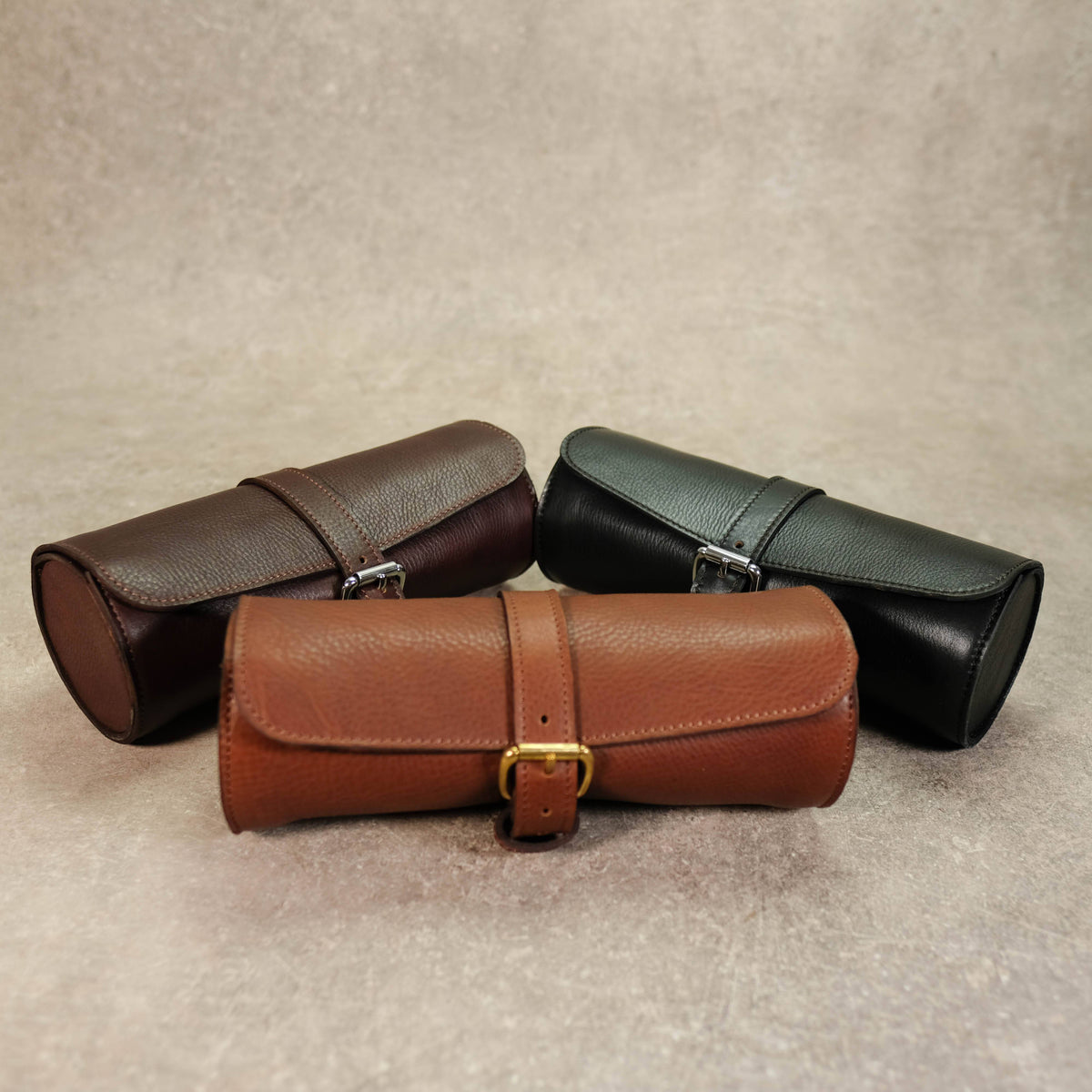 Leather Watch Roll for 4 Watches - Deferichs