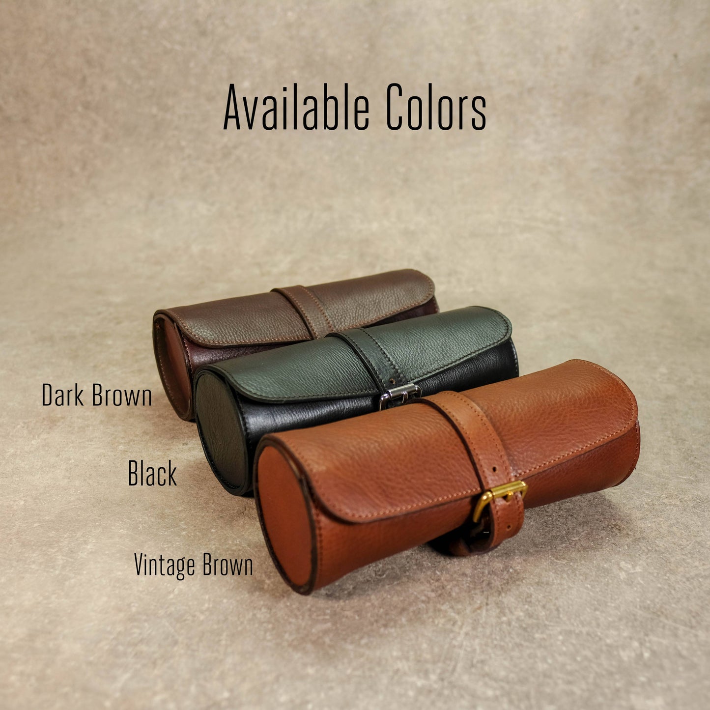 Leather Watch Roll for 4 Watches - Deferichs