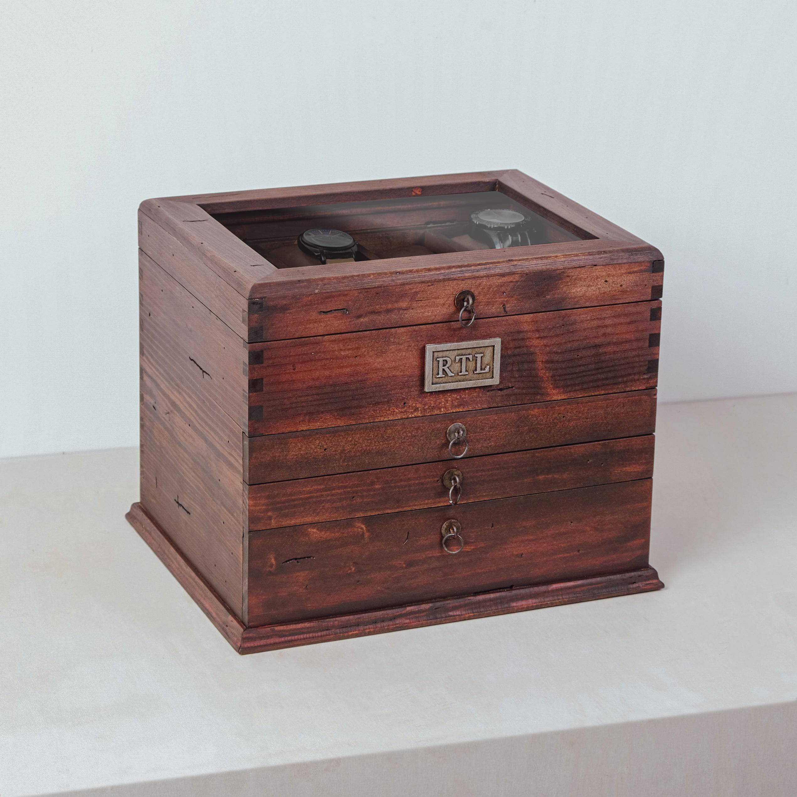 Watch popular & Jewelry Tray in Reclaimed Barn Boards