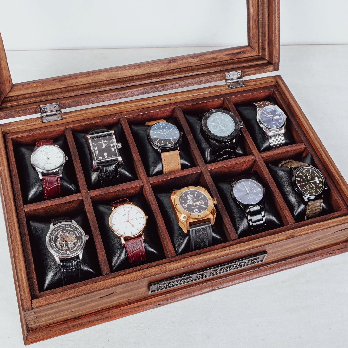 Watch Box for 10 Watches Slim - Deferichs