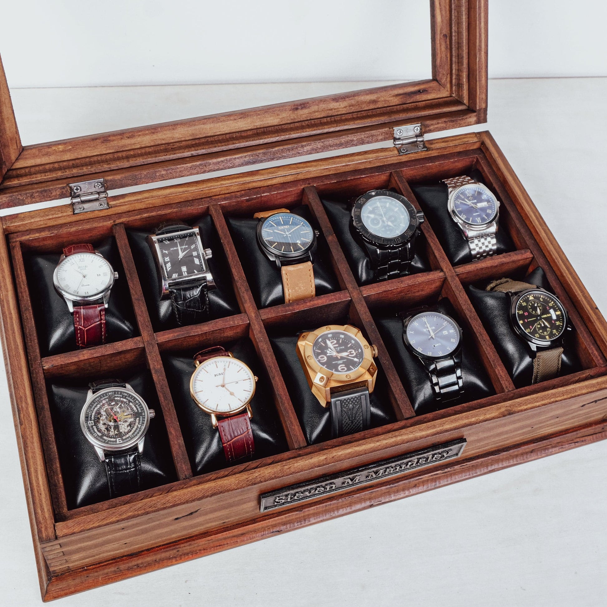 Watch Box for 10 Watches Slim - Deferichs