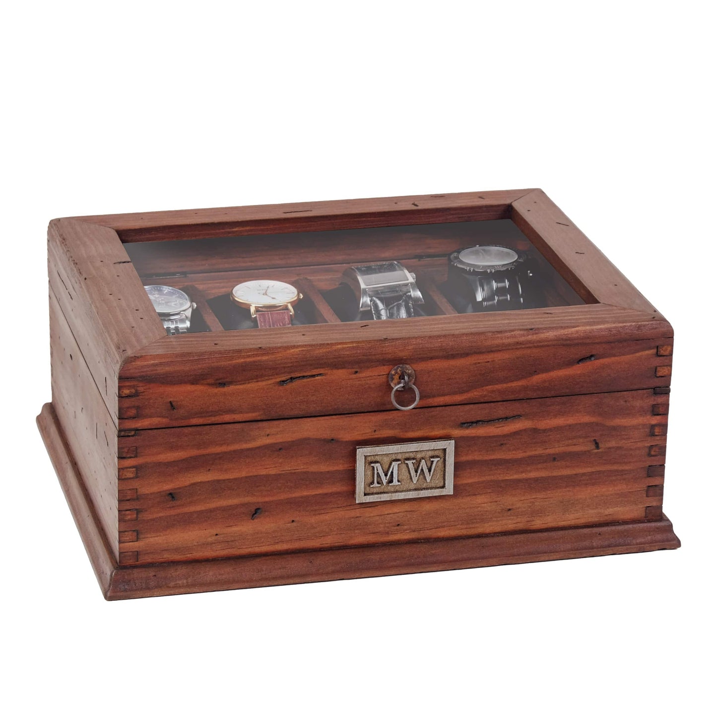 Watch Box for 8 Watches with secret compartment - Deferichs