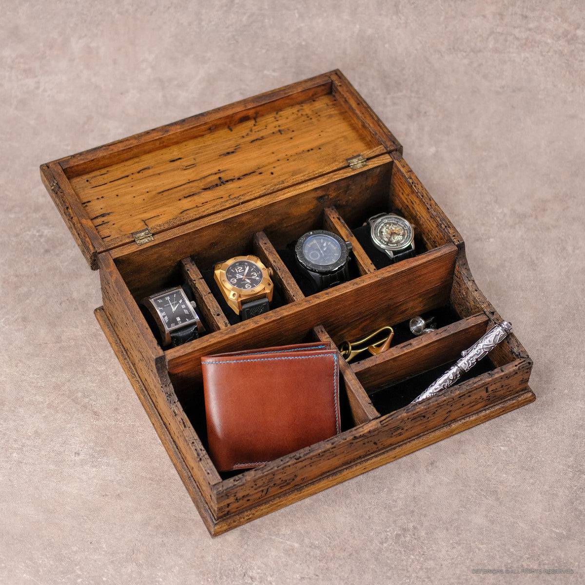 Watch Box Valet for 4 Watches - Deferichs