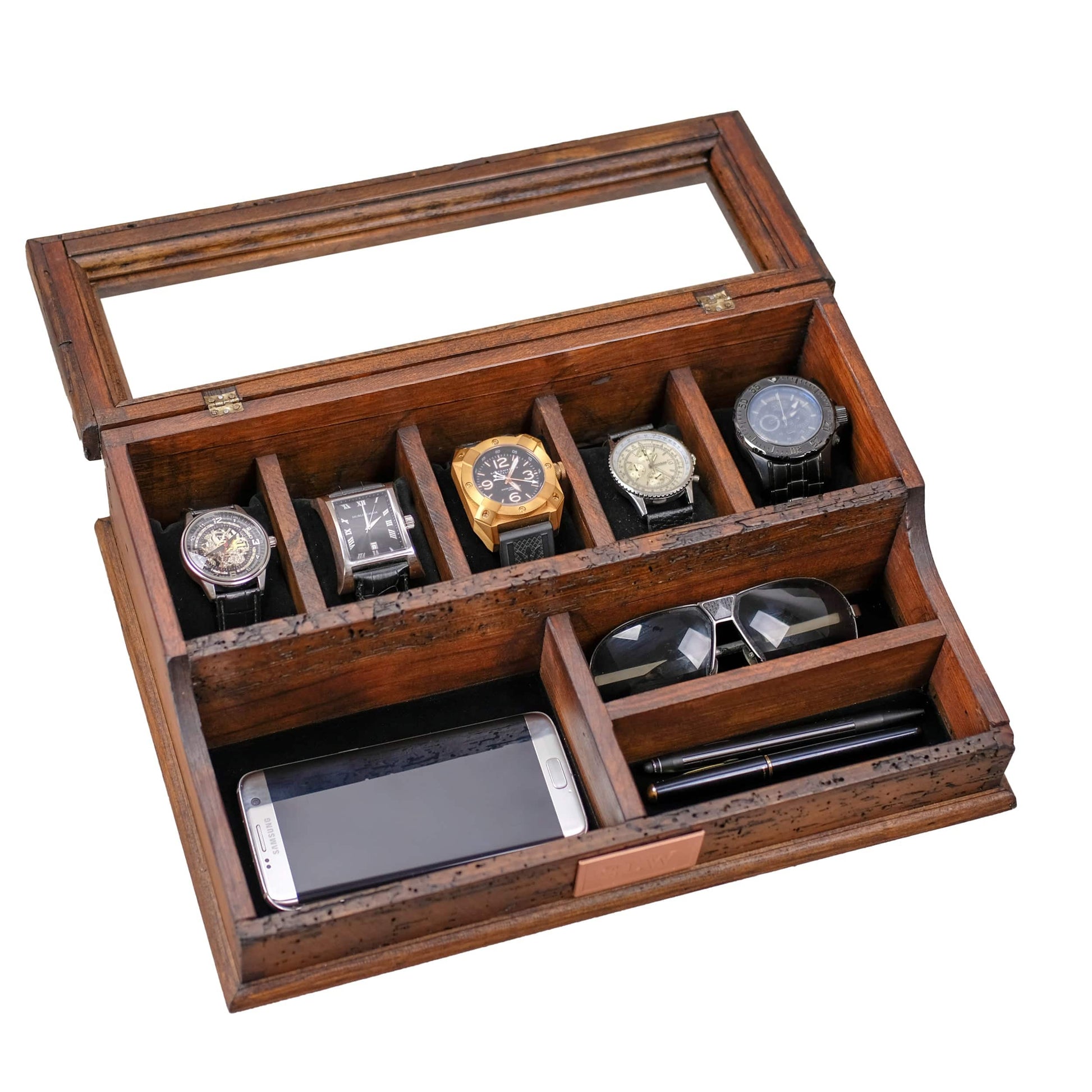 Watch Box with Valet Organizer for Watches – Deferichs