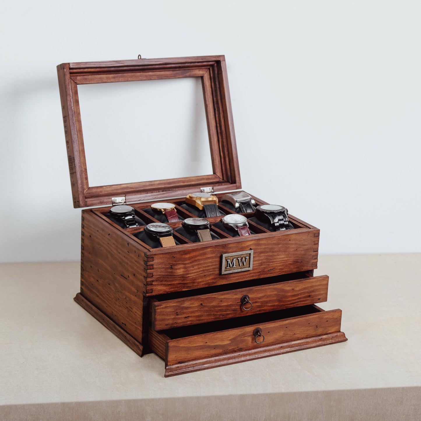 Watch Box with Double Drawer N.8 - Deferichs