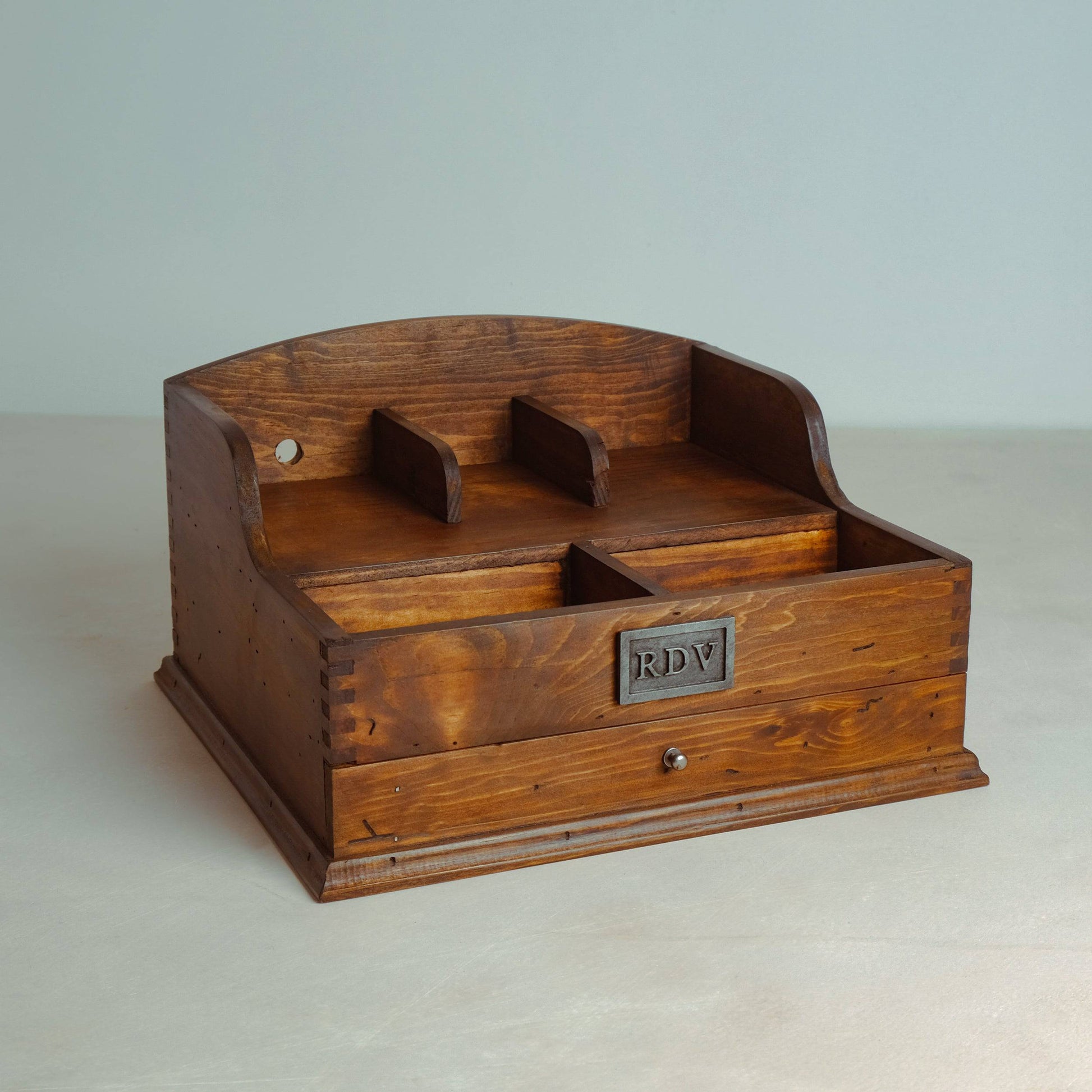 Personalized Gifts for Men, Docking Station, Mens Wood Valet Box