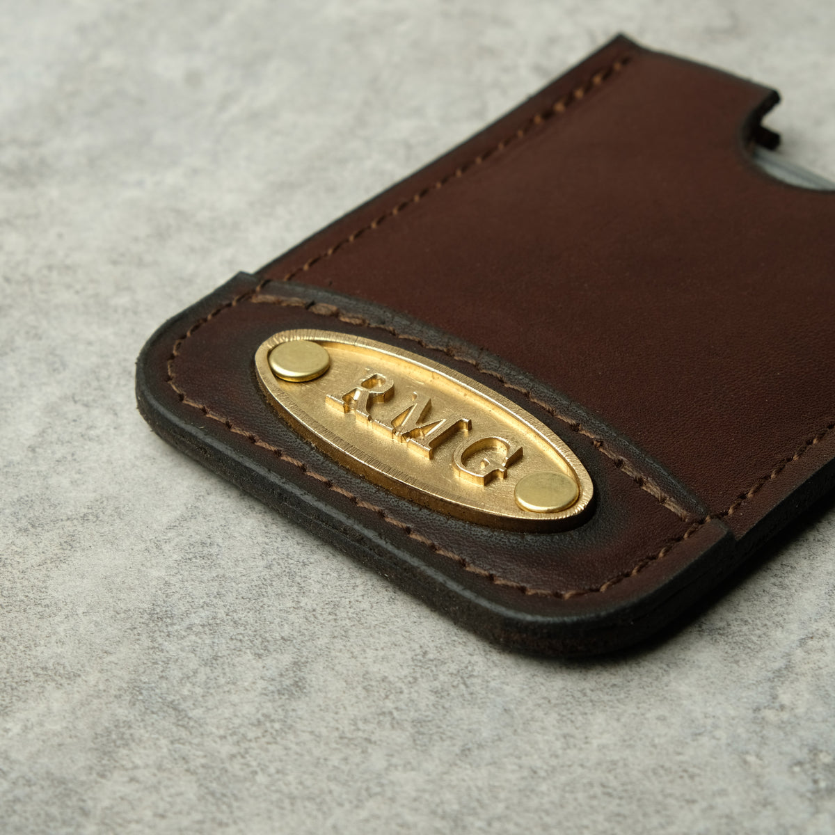 Personalized Leather Wallet | Slim Card Case - Deferichs