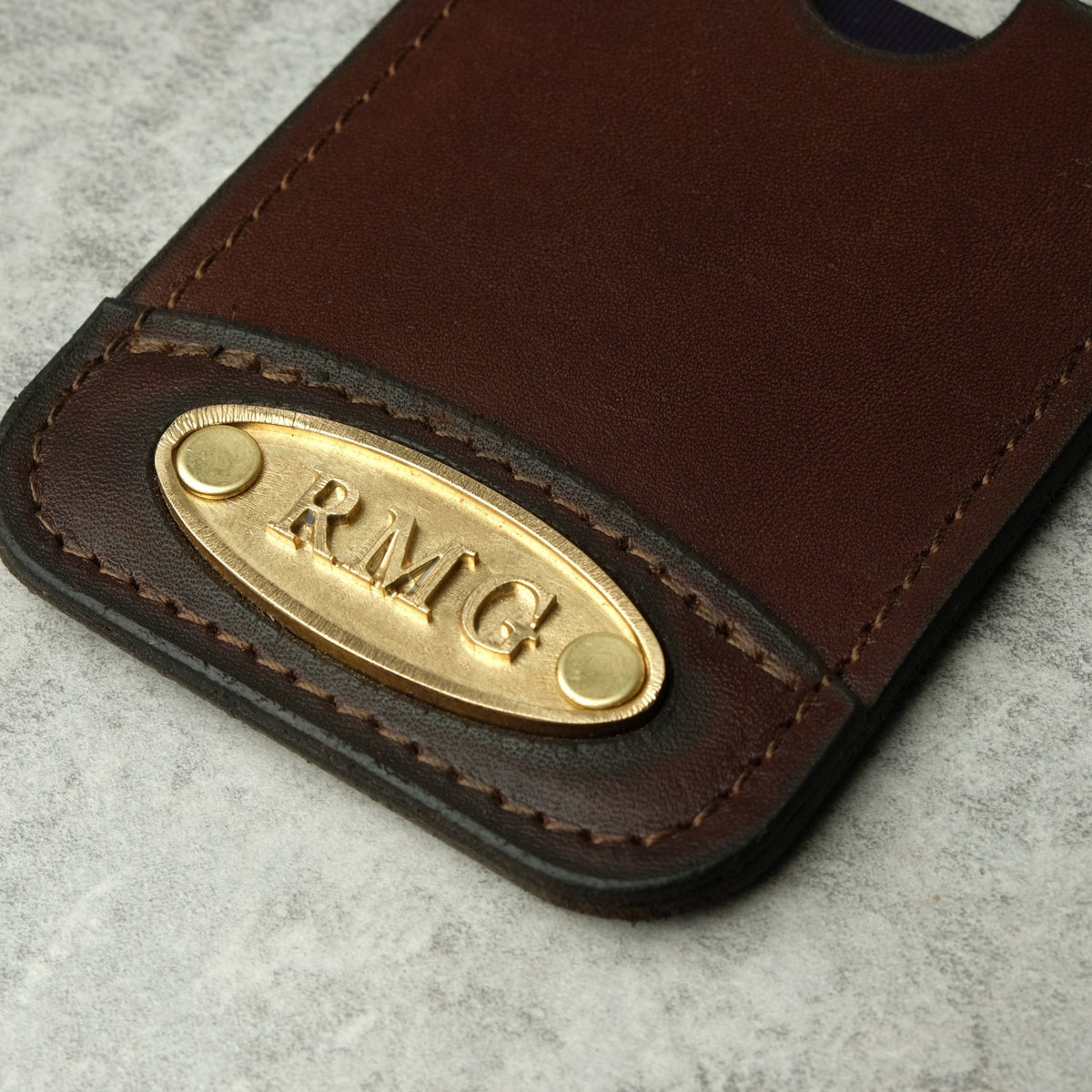 Personalized Leather Wallet | Slim Card Case - Deferichs