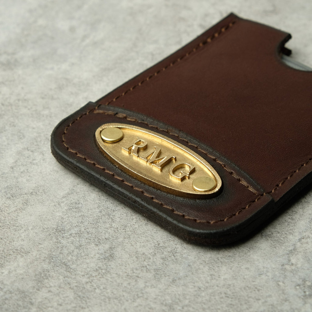 Personalized Leather Wallet | Slim Card Case - Deferichs