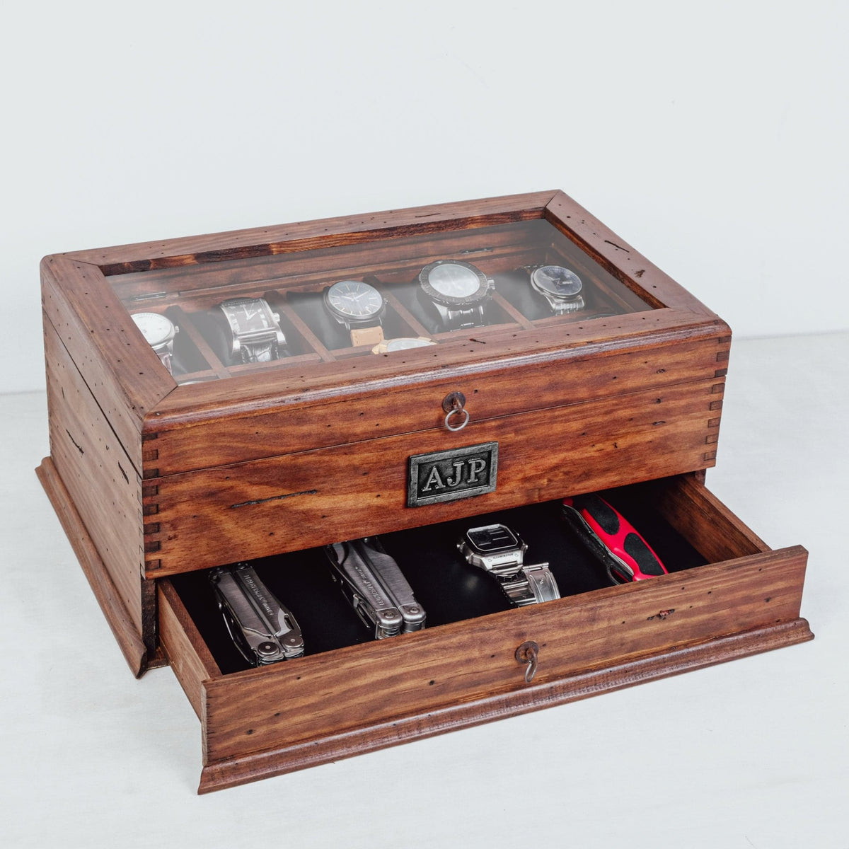 Watch Box for 10 Watches with Drawer - Deferichs
