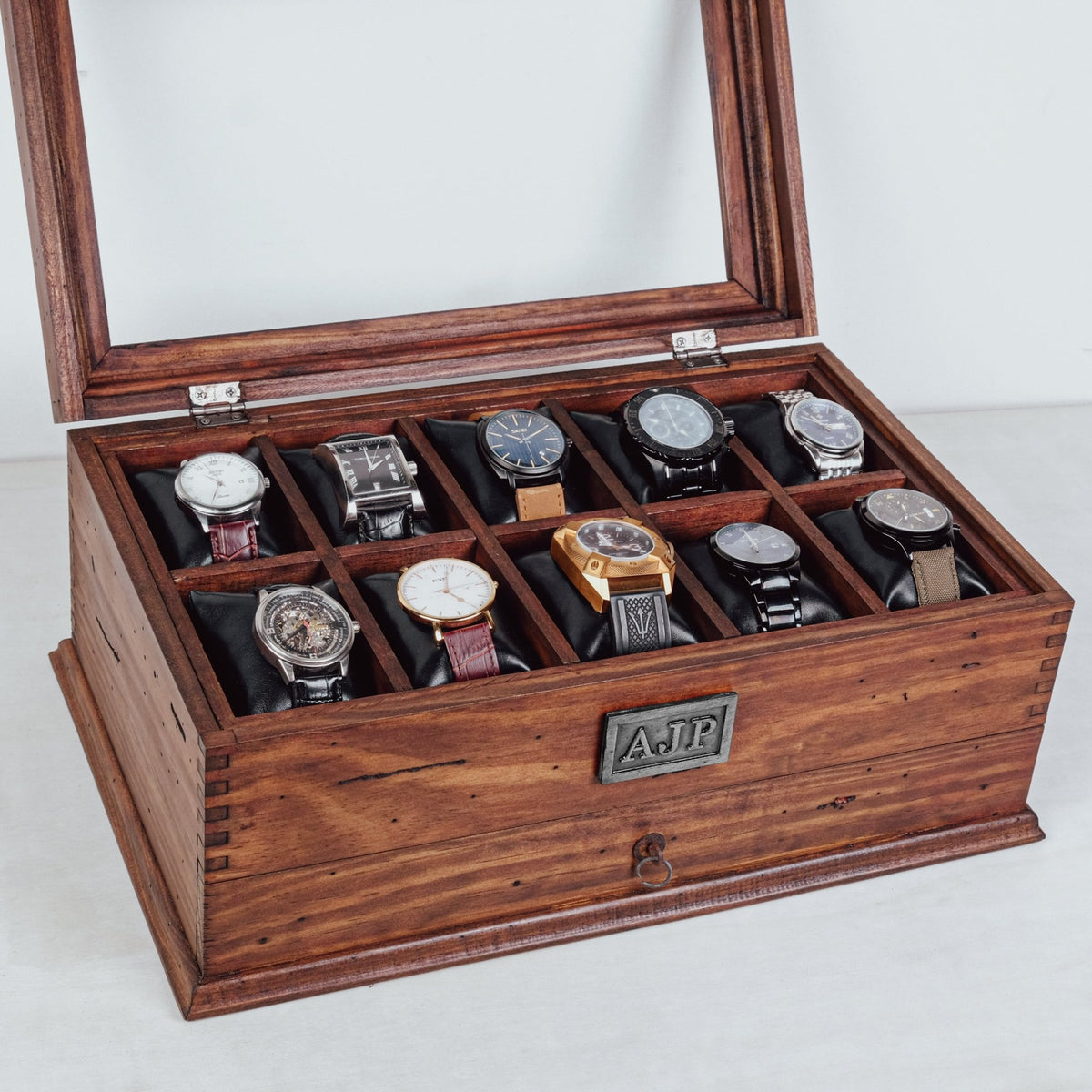 Watch Box for 10 Watches with Drawer - Deferichs